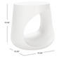 Vikki Concrete Accent Table/Stool