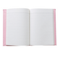 Handmade Paper & Embroidered Fabric Bound Recipe Book w/ 160 Ruled Pages