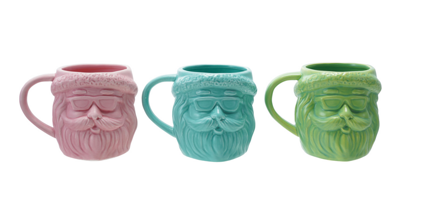 Santa Head Mug
