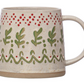 Hand Stamped Stoneware Mug