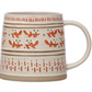 Hand Stamped Stoneware Mug