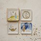 3" Stoneware Dish Christmas