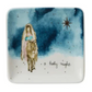 3" Stoneware Dish Christmas