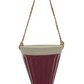 Debossed Stoneware Hanging Cone Vase w/ Jute Rope Hanger, 3 Colors