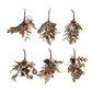 Faux Evergreen & Berry Bunch with Metallic Finishes and Glitter