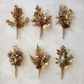 Faux Evergreen & Berry Bunch with Metallic Finishes and Glitter