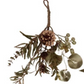 Faux Evergreen & Berry Bunch with Metallic Finishes and Glitter