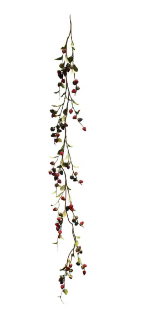 Faux Marionberry Garland