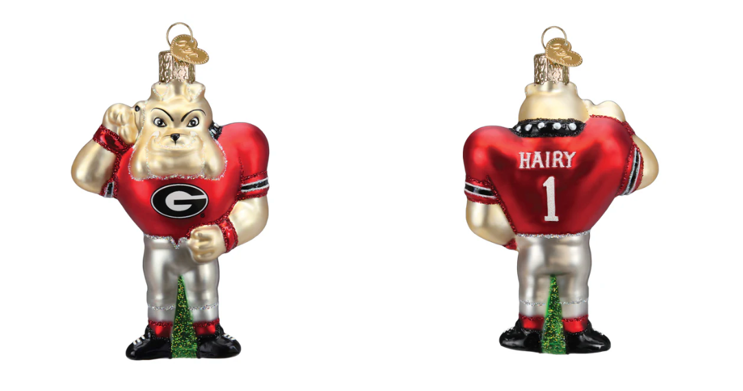 Georgia Hairy Dawg Ornament