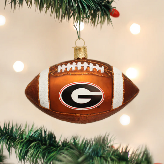 Georgia Football Ornament