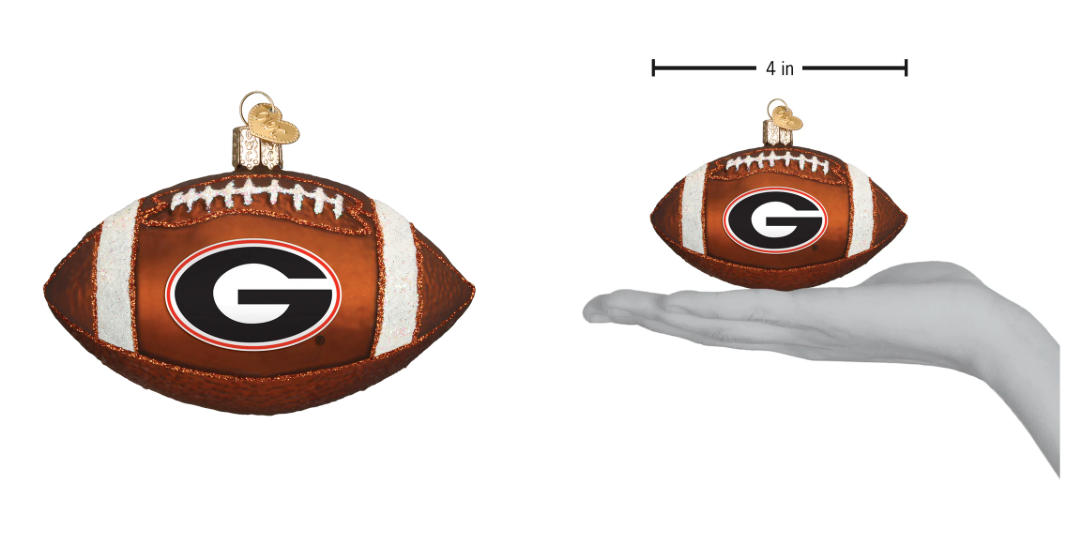 Georgia Football Ornament