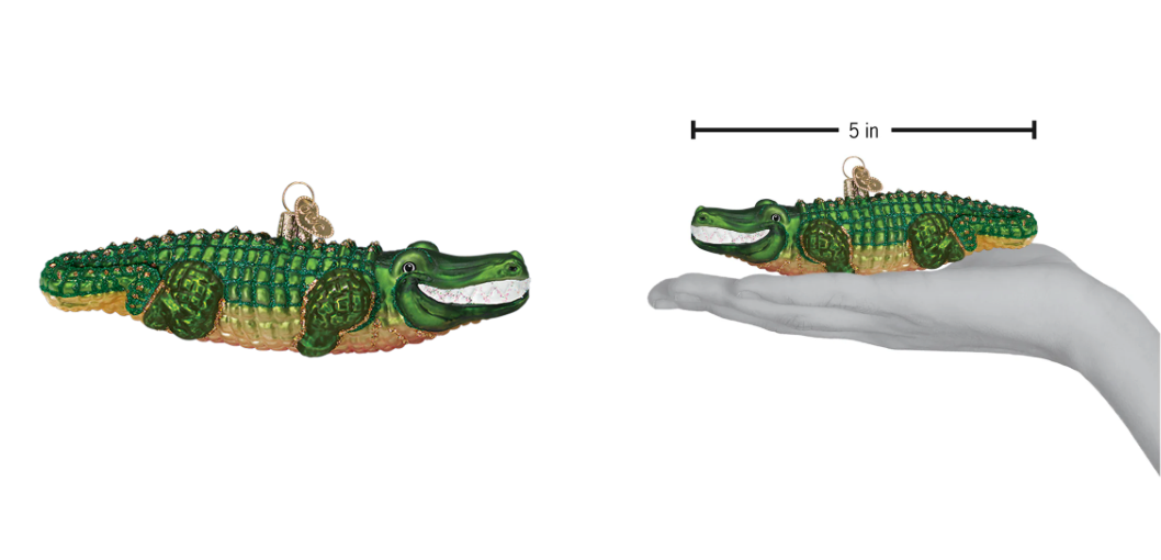 Alligator Ornament
