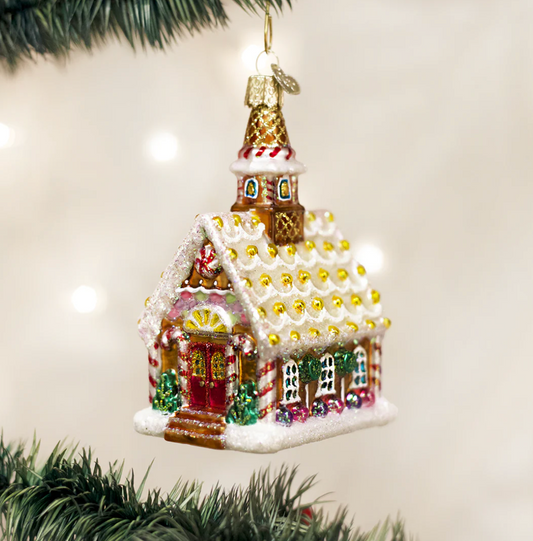 Gingerbread Church Ornament