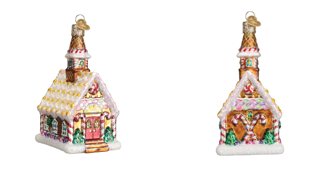 Gingerbread Church Ornament