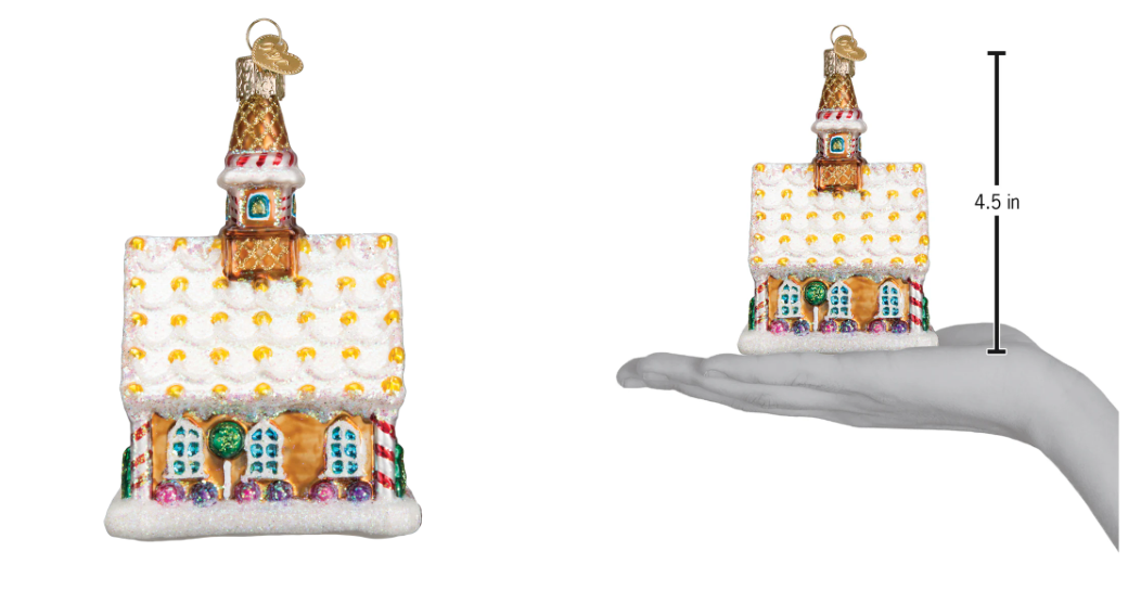 Gingerbread Church Ornament