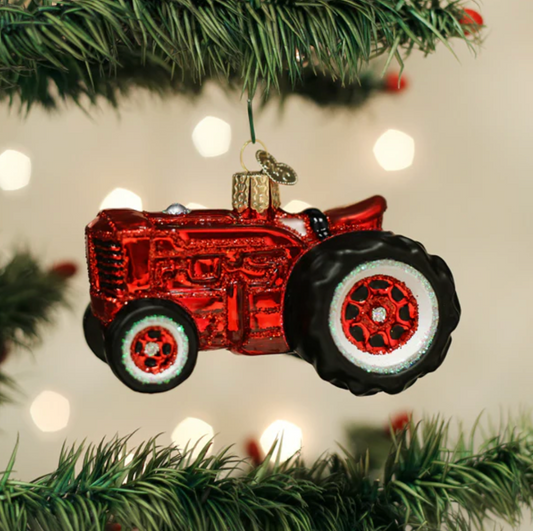 Old Farm Tractor Ornament