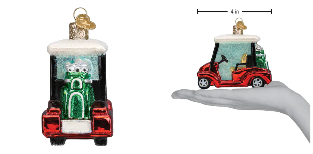 Golf Cart Ornament