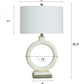 Speckled Cream Table Lamp