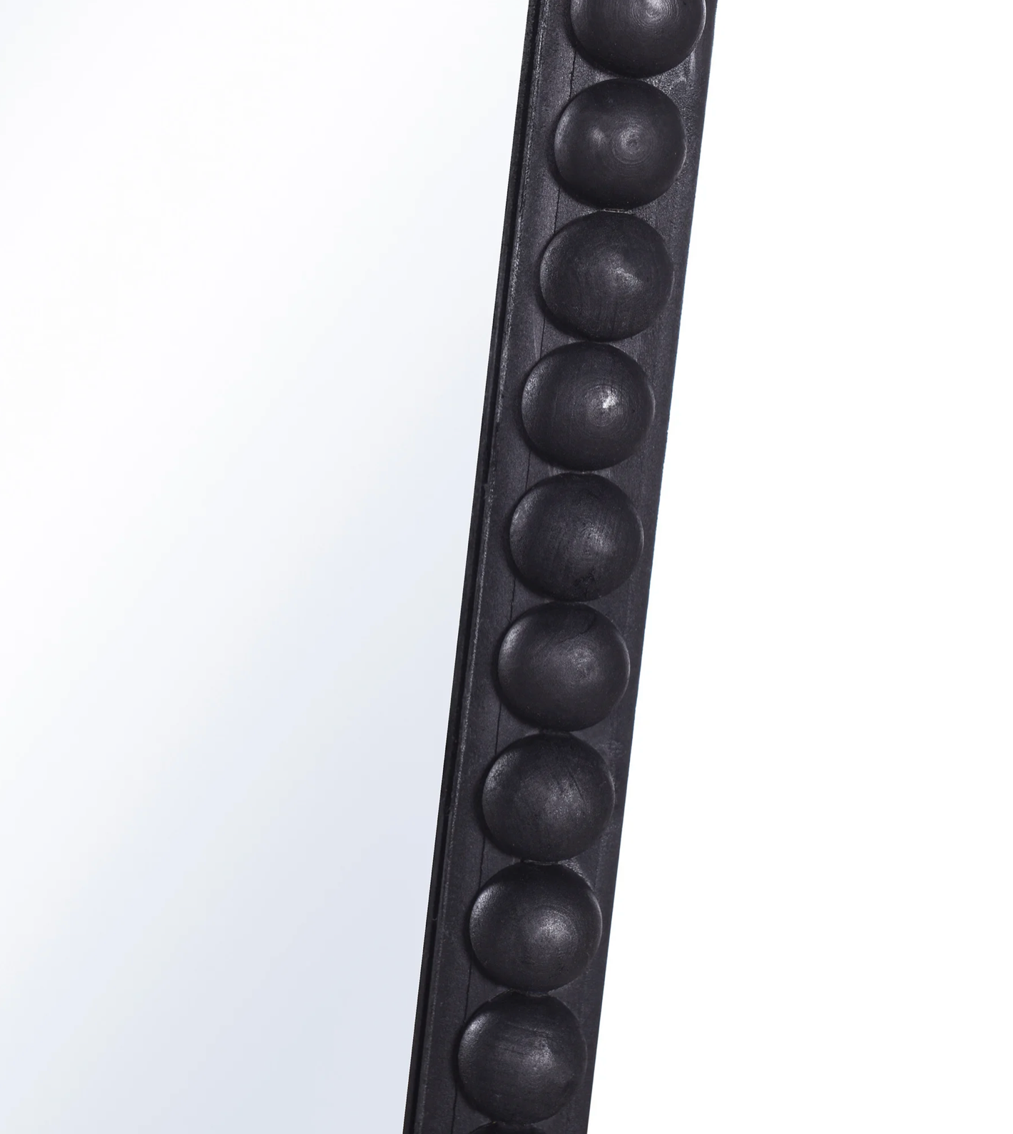 Organic Shaped Mirror Matte Black