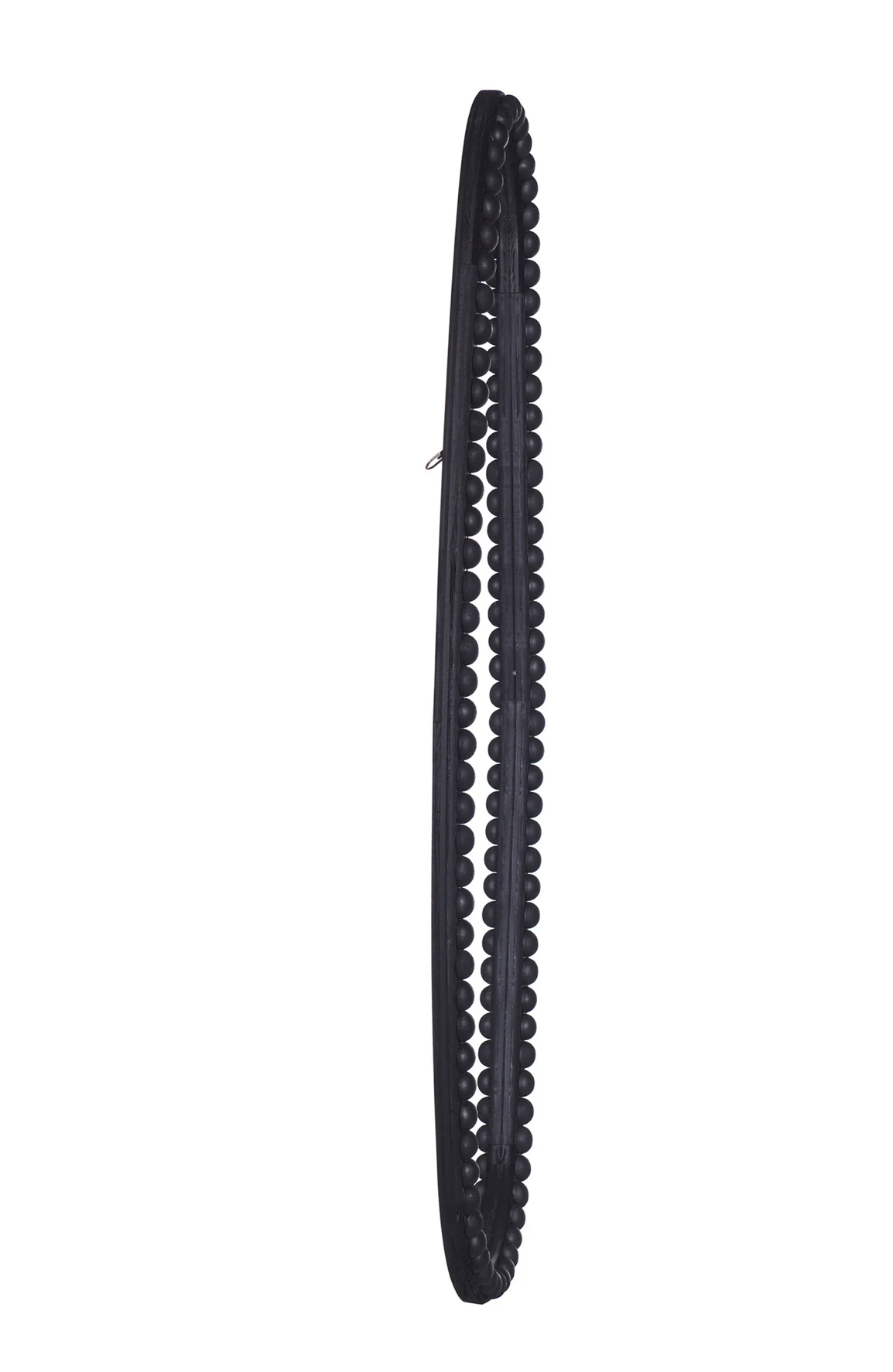 Organic Shaped Mirror Matte Black
