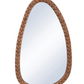 Organic Shaped Mirror Natural