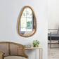 Organic Shaped Mirror Natural
