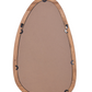 Organic Shaped Mirror Natural