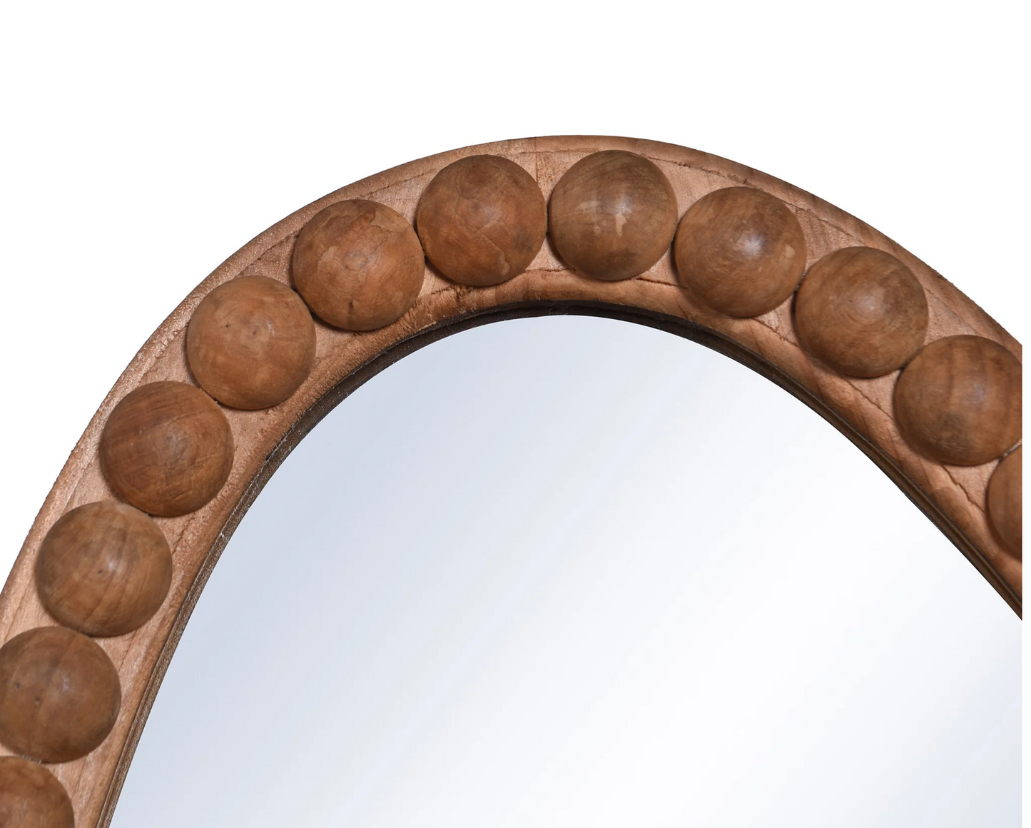 Organic Shaped Mirror Natural