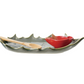 Holly Leaf Serving Tray and Cardinal Dish
