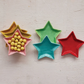 Stoneware Star Shaped Dish, Matte Finish, 6 Colors