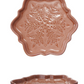 Stoneware Tree  and Snowflake Shaped Plate with Snowflakes, 2 Colors