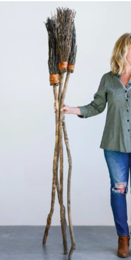 Witch's Broom - Mango Wood & Coconut Twig