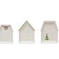 Embossed Stoneware House Plate