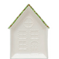 Embossed Stoneware House Plate