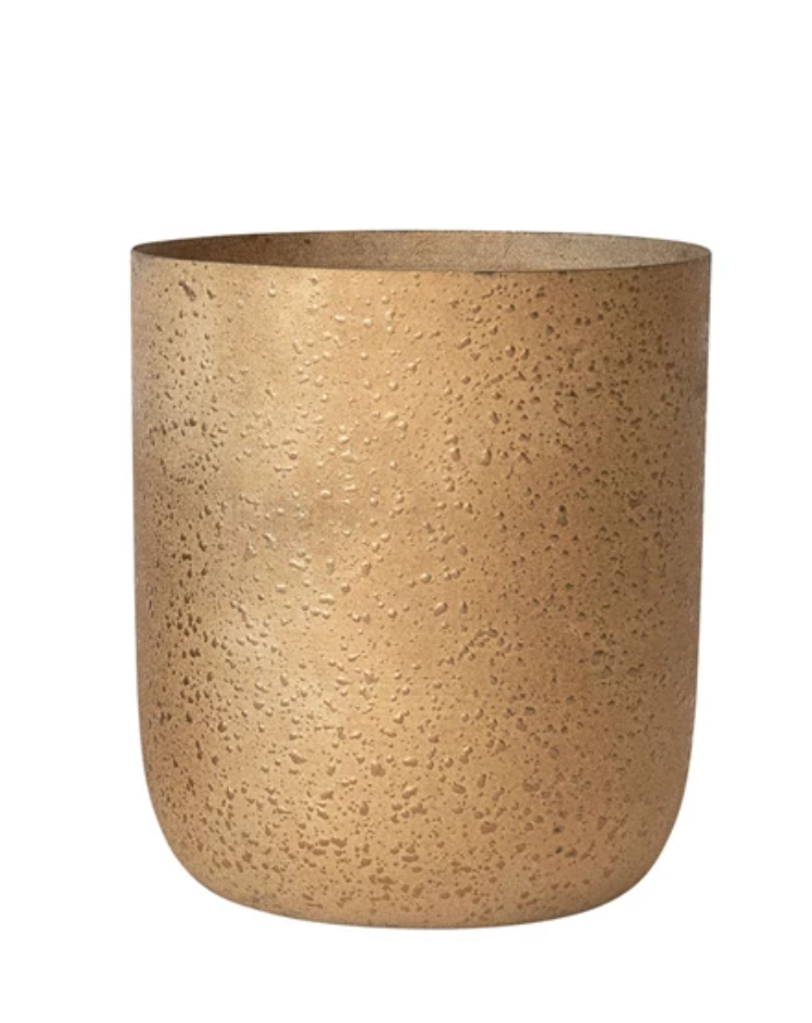 Textured Metal Planters