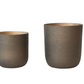 Textured Metal Planters