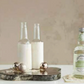 Decorative Mercury Glass Organic Shaped Platform, Silver Finish