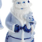 Delft Blue Santa Ornament