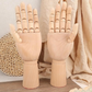 12" Flexible Wooden Hand Model Wood Art Mannequin