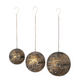 Metal opening ball ornament