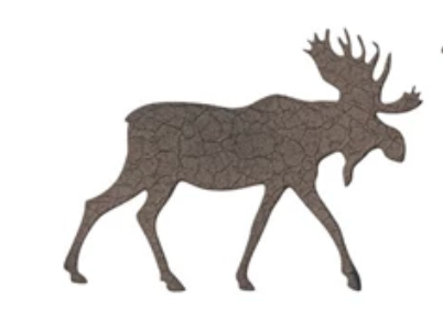 Textured Metal Holiday Icon Shaped Magnets