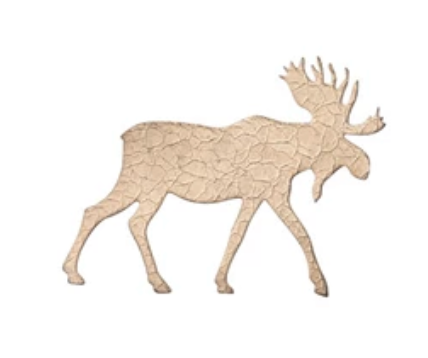 Textured Metal Holiday Icon Shaped Magnets