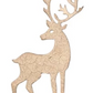 Textured Metal Holiday Icon Shaped Magnets