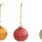 Embossed Glass Ornaments