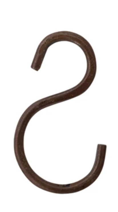 Small S-Hook, 4 Finishes