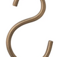 Small S-Hook, 4 Finishes