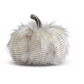 Gray Three Tone Faux Fur Pumpkin