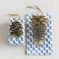 Metal Pinecone Ornament, 2 Styles