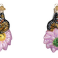 Monarch Butterfly On Flower Ornament