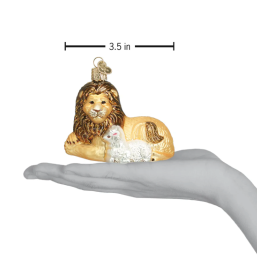Lion and Lamb Ornament